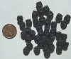 50 8mm Diagonal Hole Matte Black Cubes